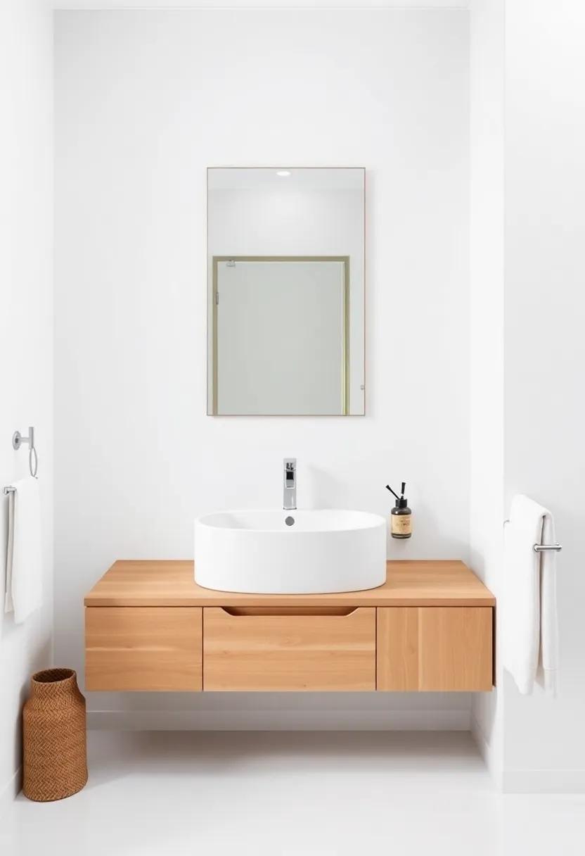Use a single basin: A simple,⁤ single basin sink can streamline the look of⁤ your bathroom without unnecessary complications