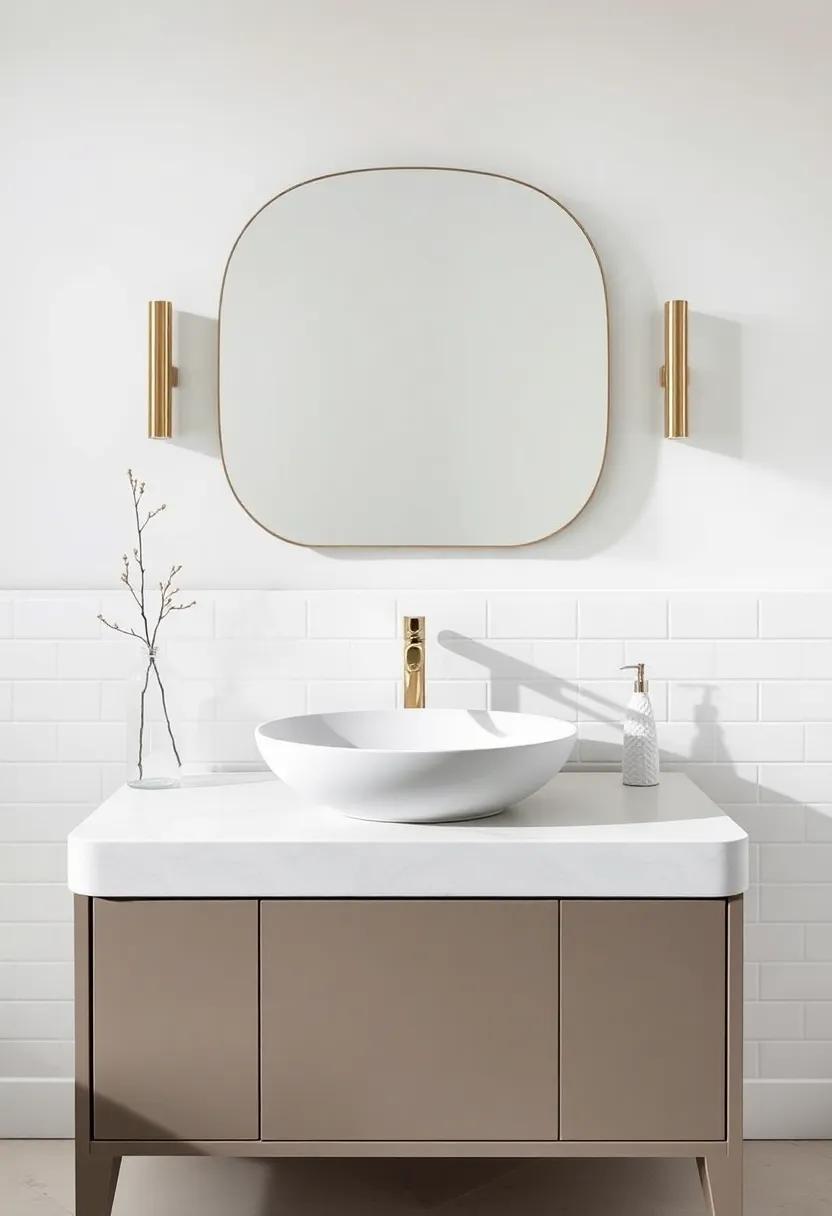Go ⁣for a vessel sink: These ⁢statement sinks rest on‍ the vanity surface, adding height and a chic, modern element