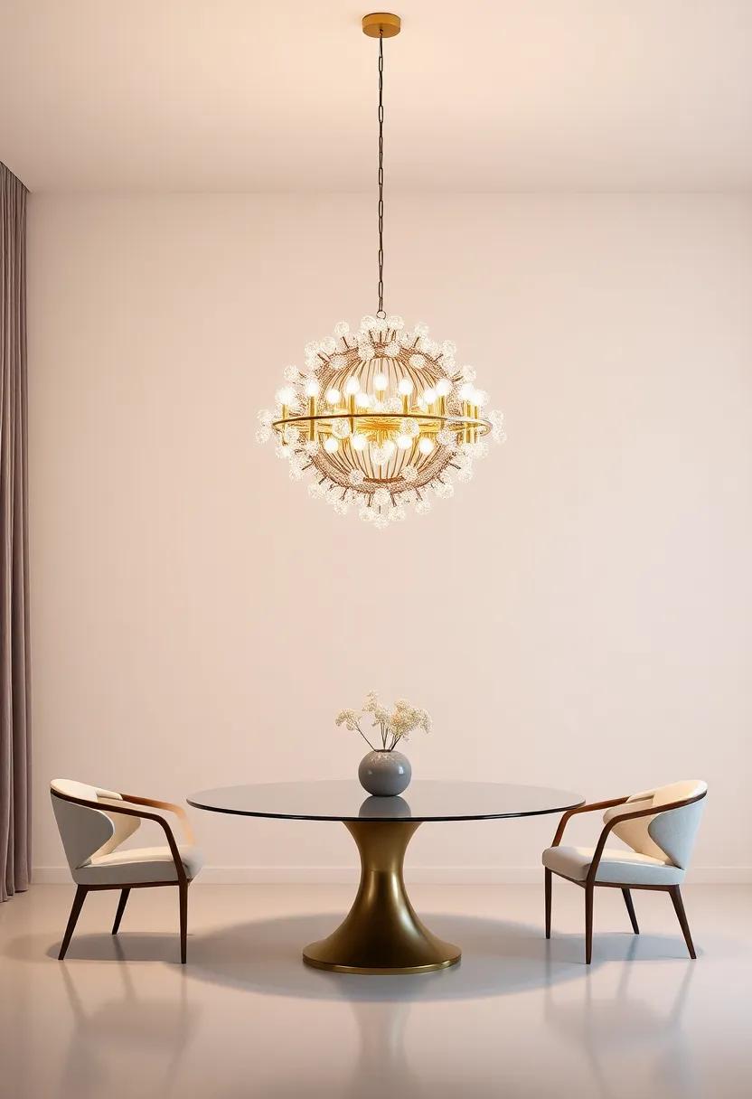 Elegant Lighting: Invest in statement light fixtures such as a minimalist chandelier or sculpted floor lamp that provide both function and design
