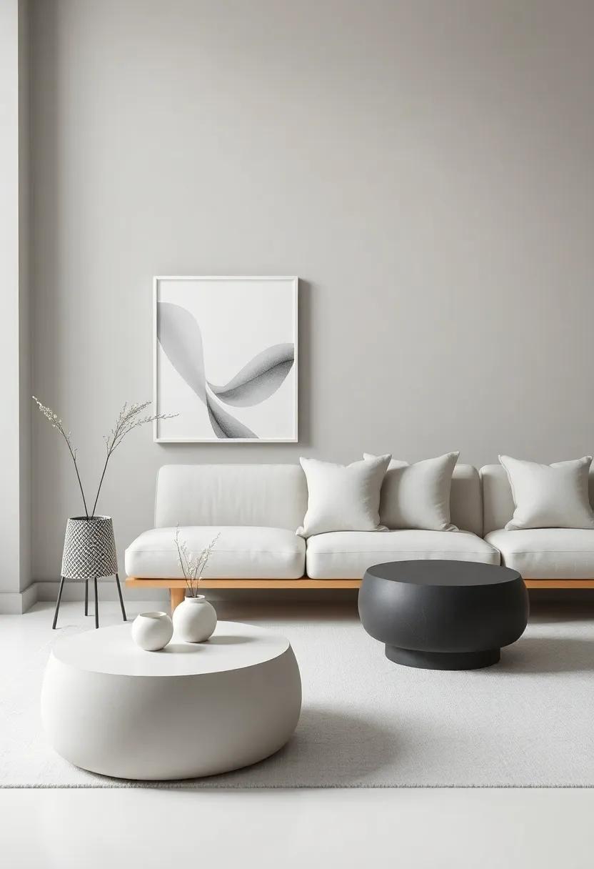 Monochrome Accessories: Choose decor accents in varying shades of the same color to create a cohesive look without overwhelming the senses