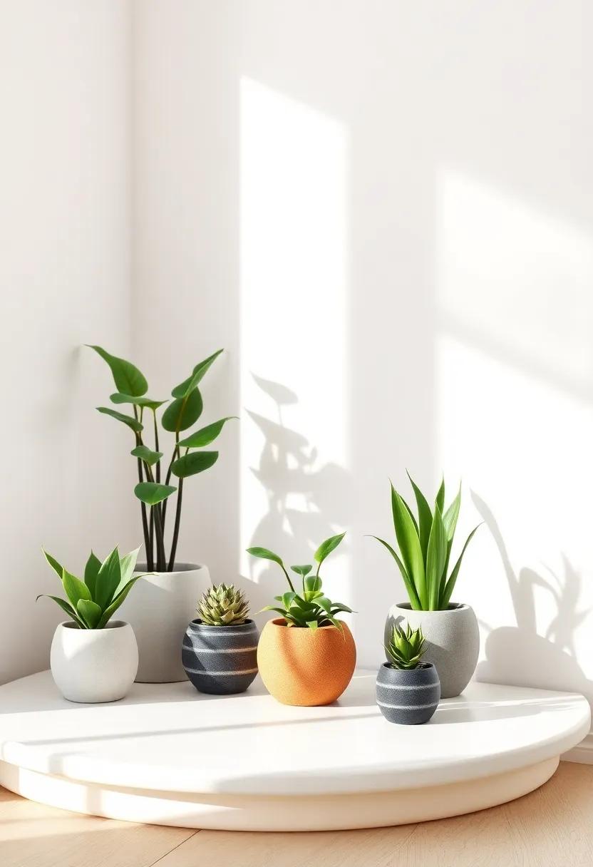 Zen Plants: Incorporate low-maintenance plants like succulents or snake plants to add a touch of greenery and life to your serene space