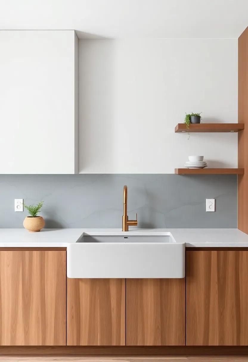 Mixing Materials: Creating‌ Stunning Contrasts With Apron Sinks