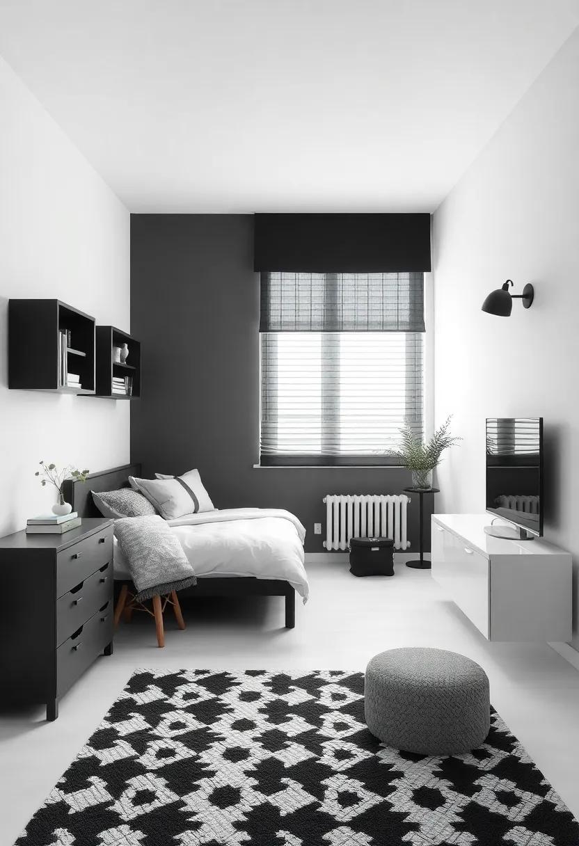 Designing Functional​ Spaces within a Monochrome ⁤Theme