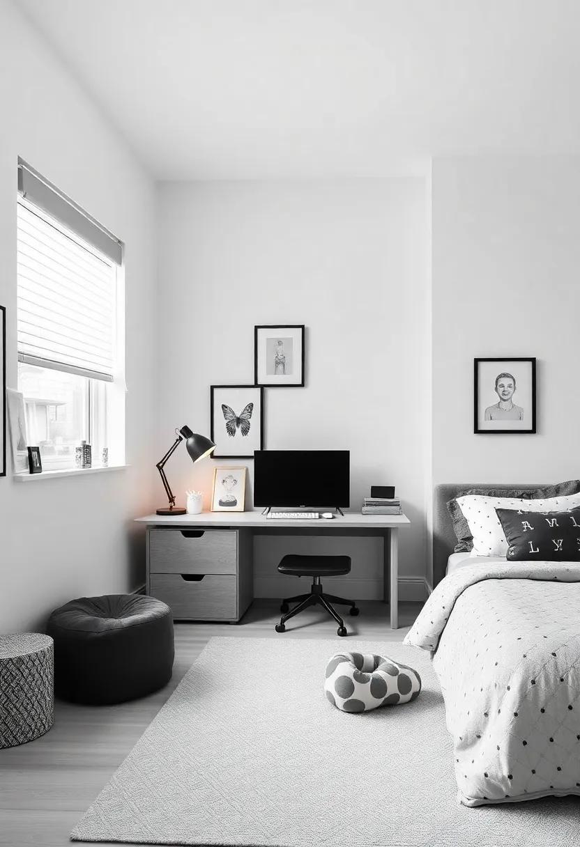 Harmonizing Monochrome with Boys'‍ Interests and⁣ Hobbies