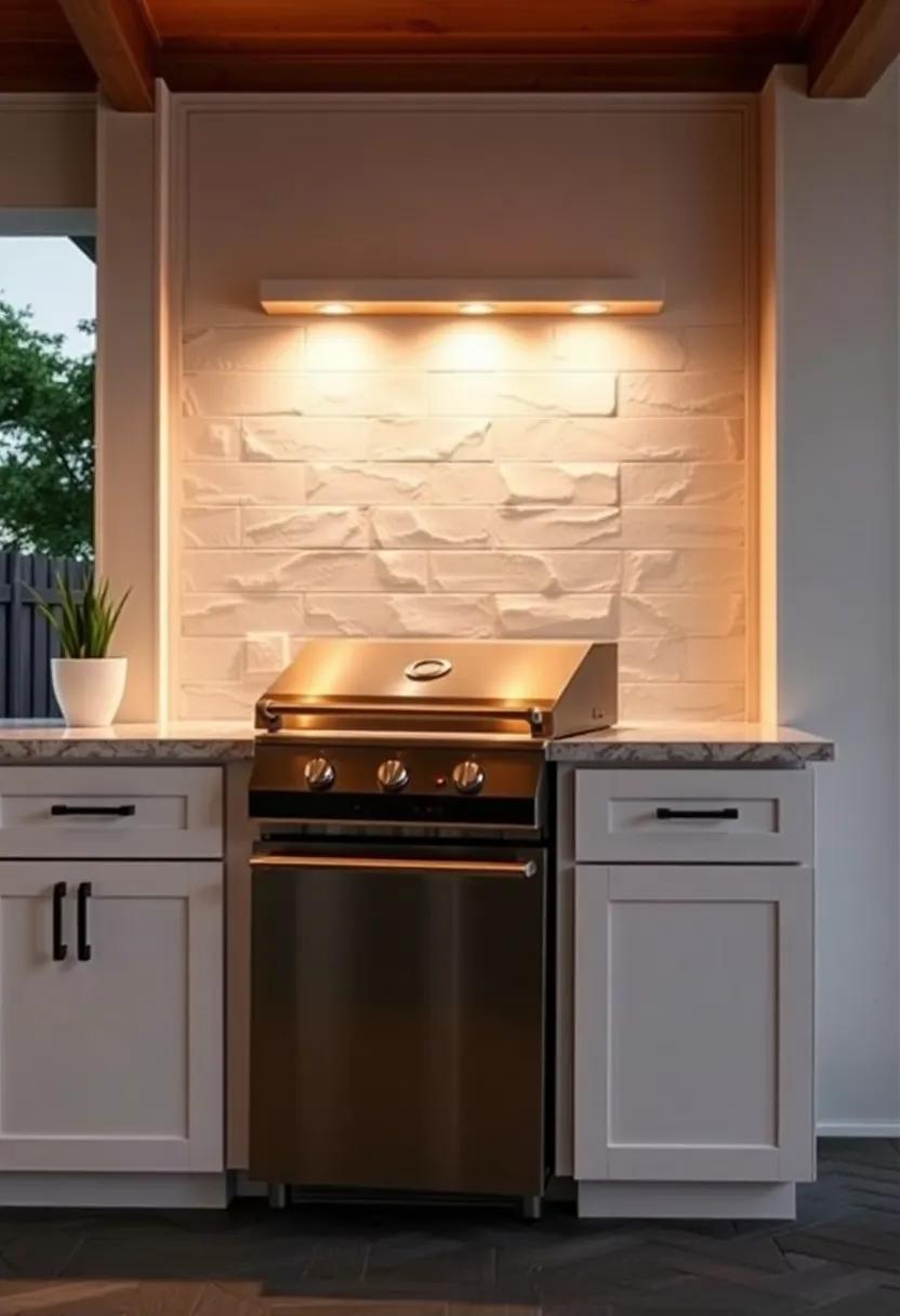 Incorporating Under-Cabinet Lighting for Functional Elegance in Your⁤ Outdoor Cooking Area