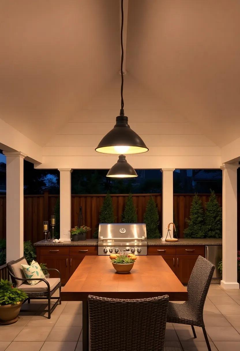 Transforming⁢ Your Grill Area With Stylish Pendant Lighting That Blends Function and Aesthetics