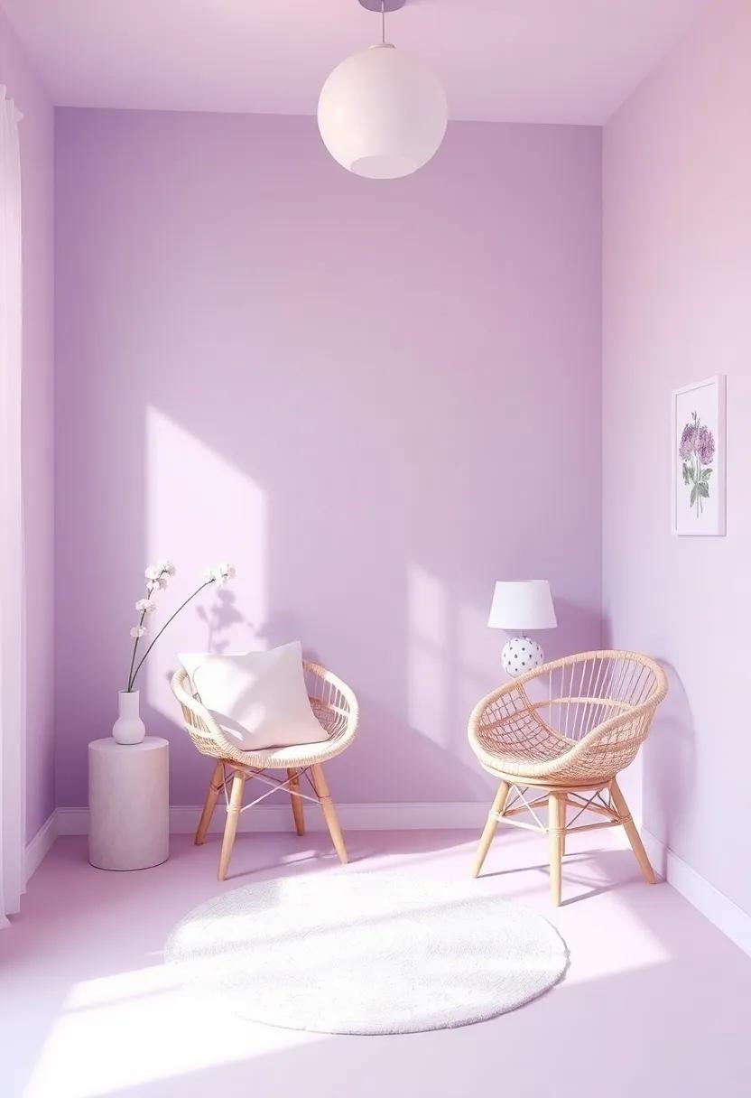 Creating a Cozy Color Palette with Soft Lavender and Complementary Pastels