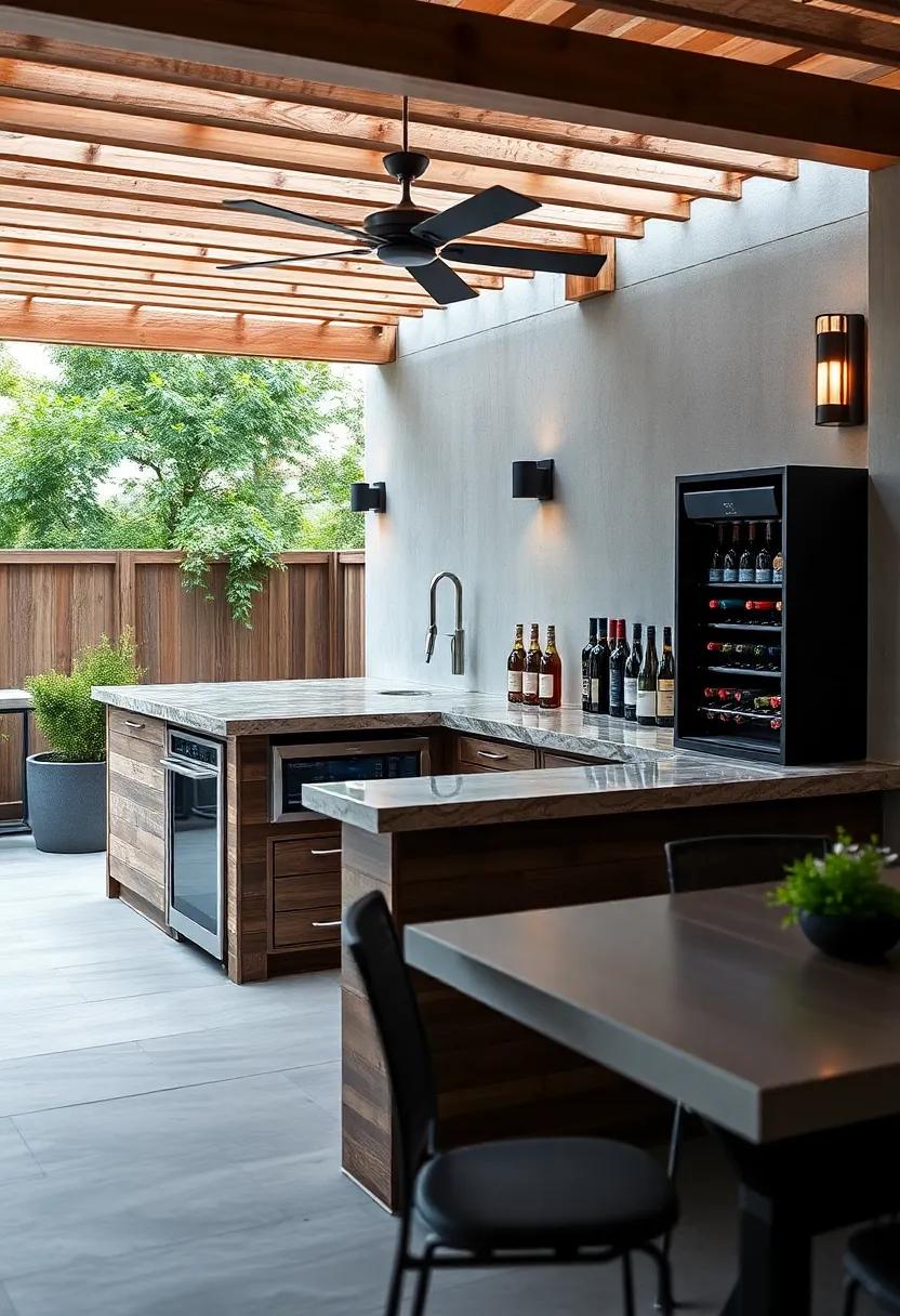 Sustainable Materials for Eco-Friendly ‍Outdoor Bars