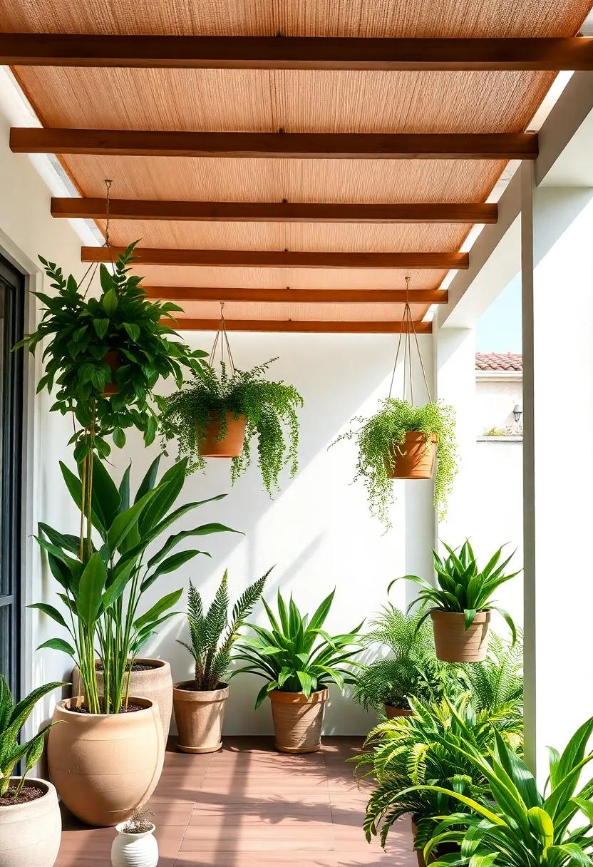 Balancing Light and Shade with Canopies Above Your Hanging⁣ Planters
