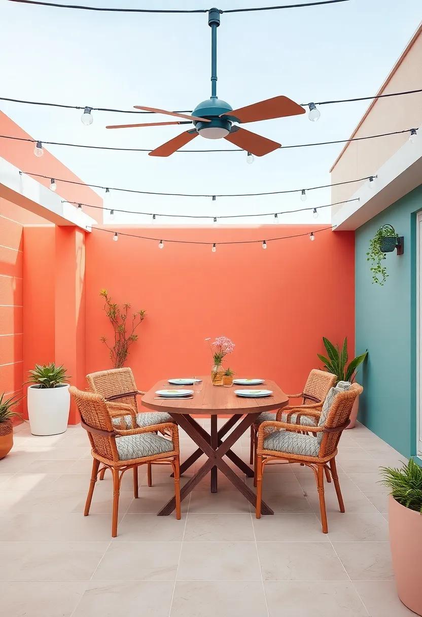 Color Palette Inspirations for a Vibrant Outdoor ⁢Setting