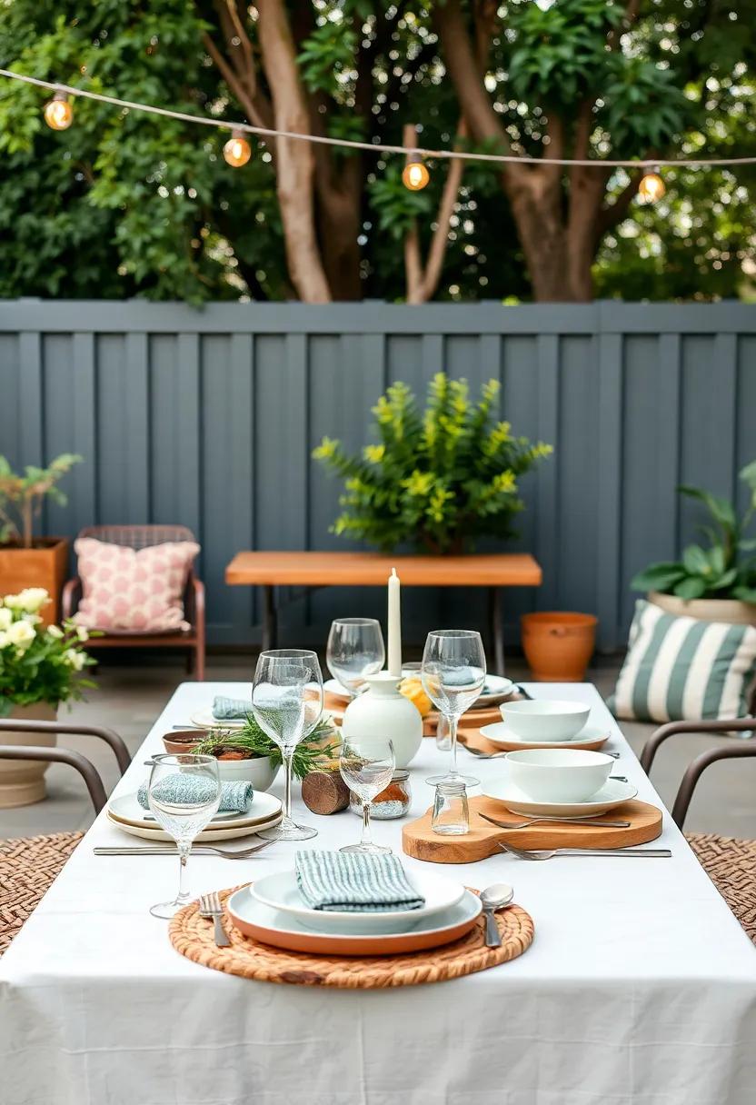 Set the Scene with Elegant Dinnerware and Unique⁣ serving Platters