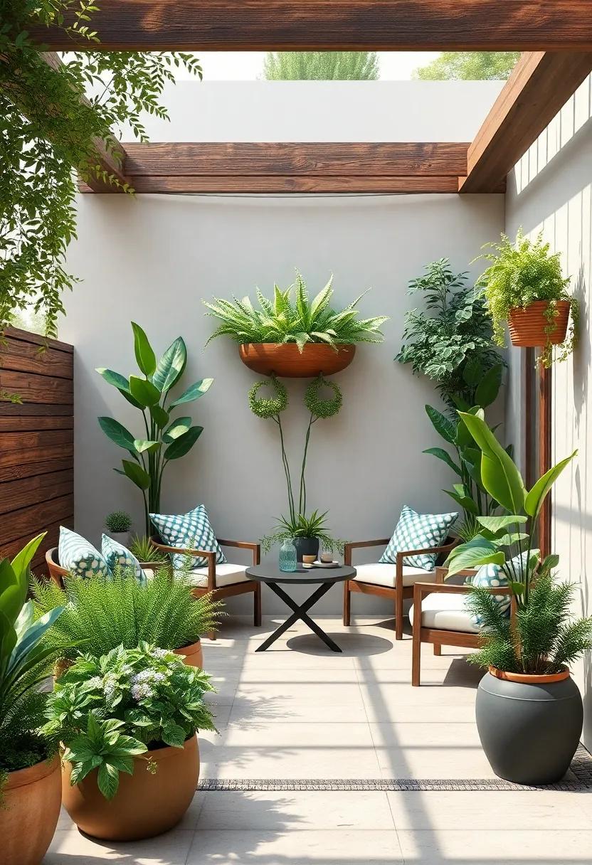 Integrating Planters and Greenery for a Lush,Inviting Environment