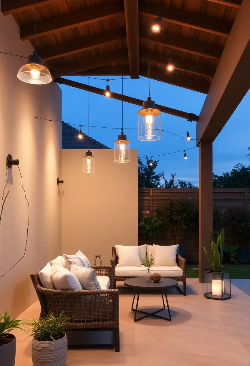 Crafting a Relaxing Outdoor Lounge with Thoughtful Lighting Choices