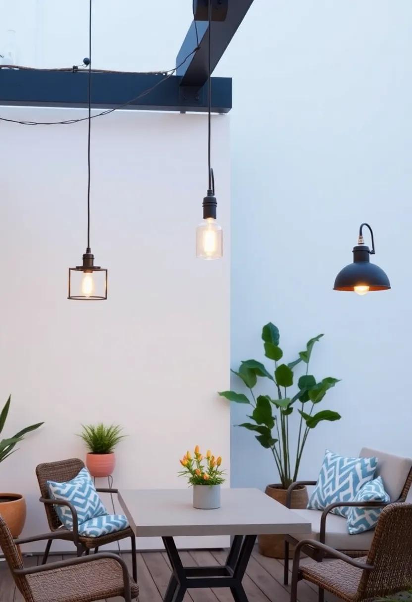 Mixing and matching Pendant Styles for Eclectic Outdoor Decor