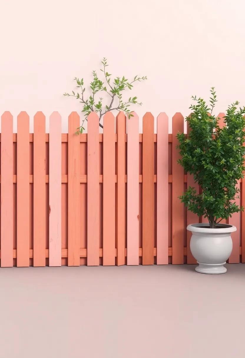Artistic Expressions: Painted Wooden Fences to Reflect Your Personal Touch