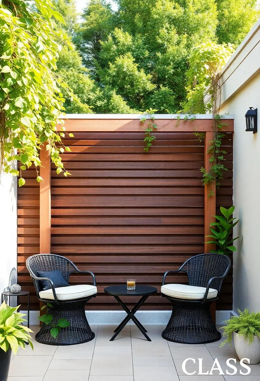 Outdoor Class: Elegant Trellises for Climbing Plants and privacy