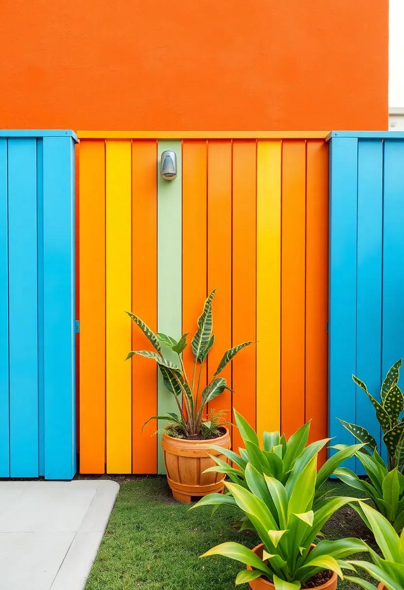 playful Privacy: Brightly Colored Panels for Family-Friendly Spaces