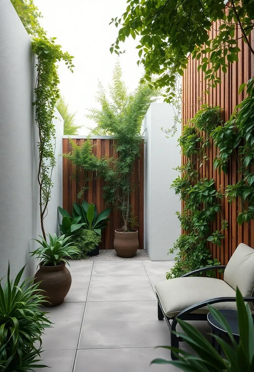 Secluded Spaces: Vertical Garden Designs for Urban​ Backyards