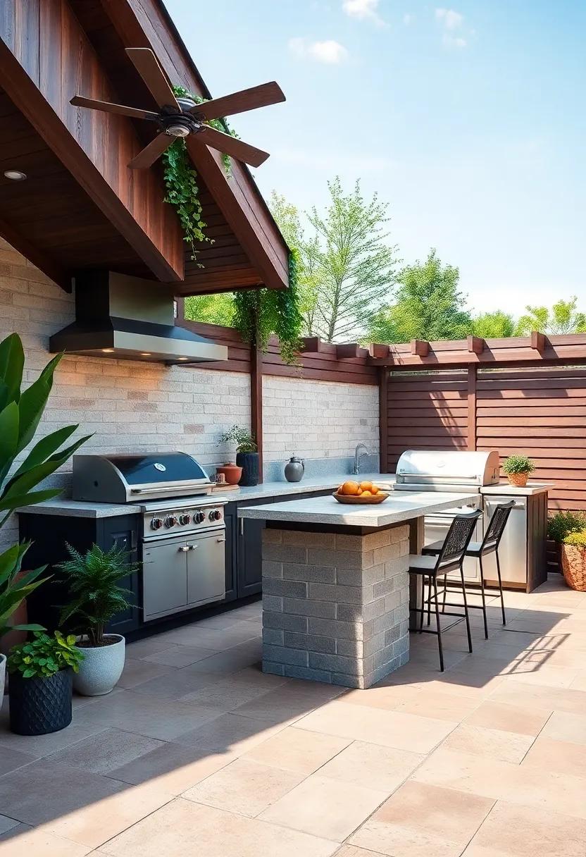 Building ⁤an Outdoor Kitchen for Culinary Adventures in ⁢Every Season