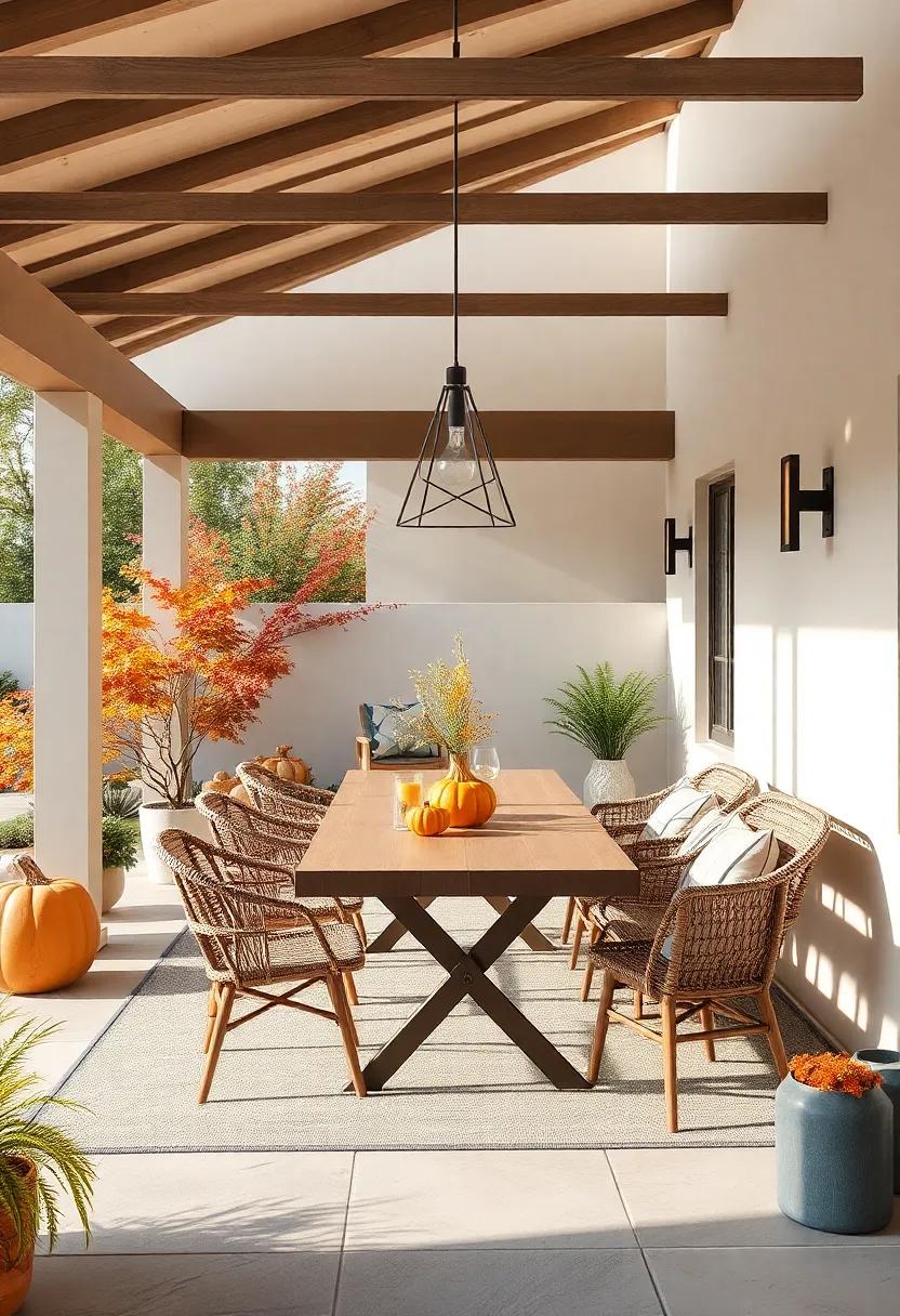 harvest Gatherings: Design a Vibrant Autumn Dining Area