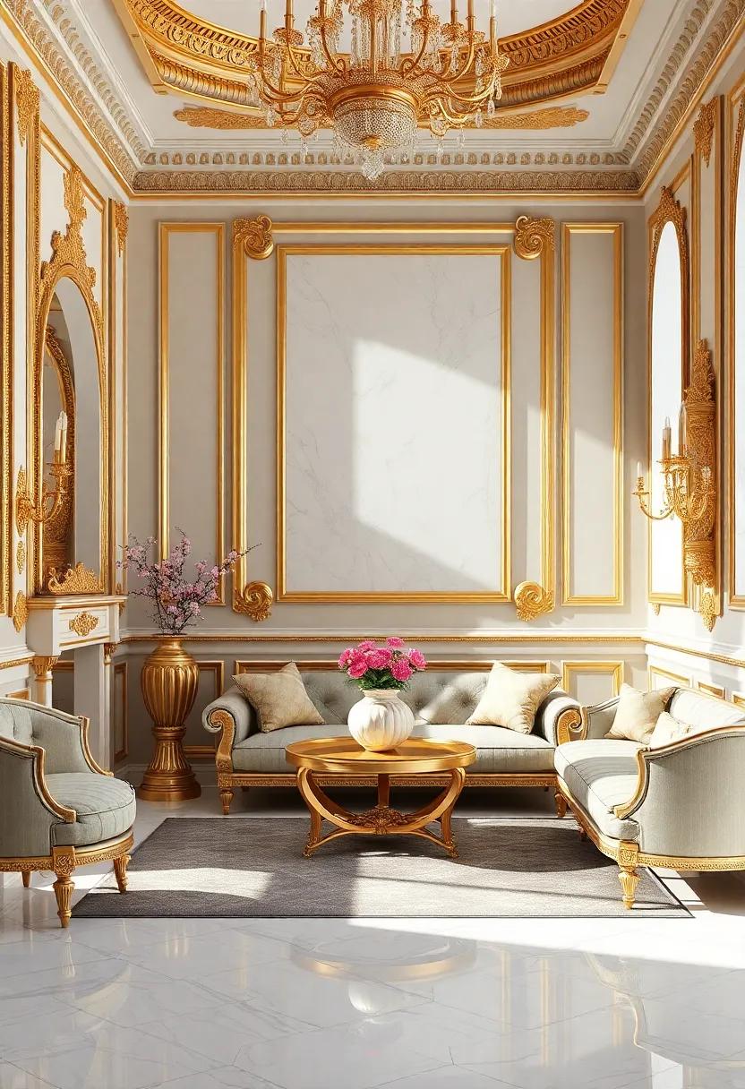 The Allure ​of Gilded Accents⁤ and Metallic⁢ Finishes in Home Decor