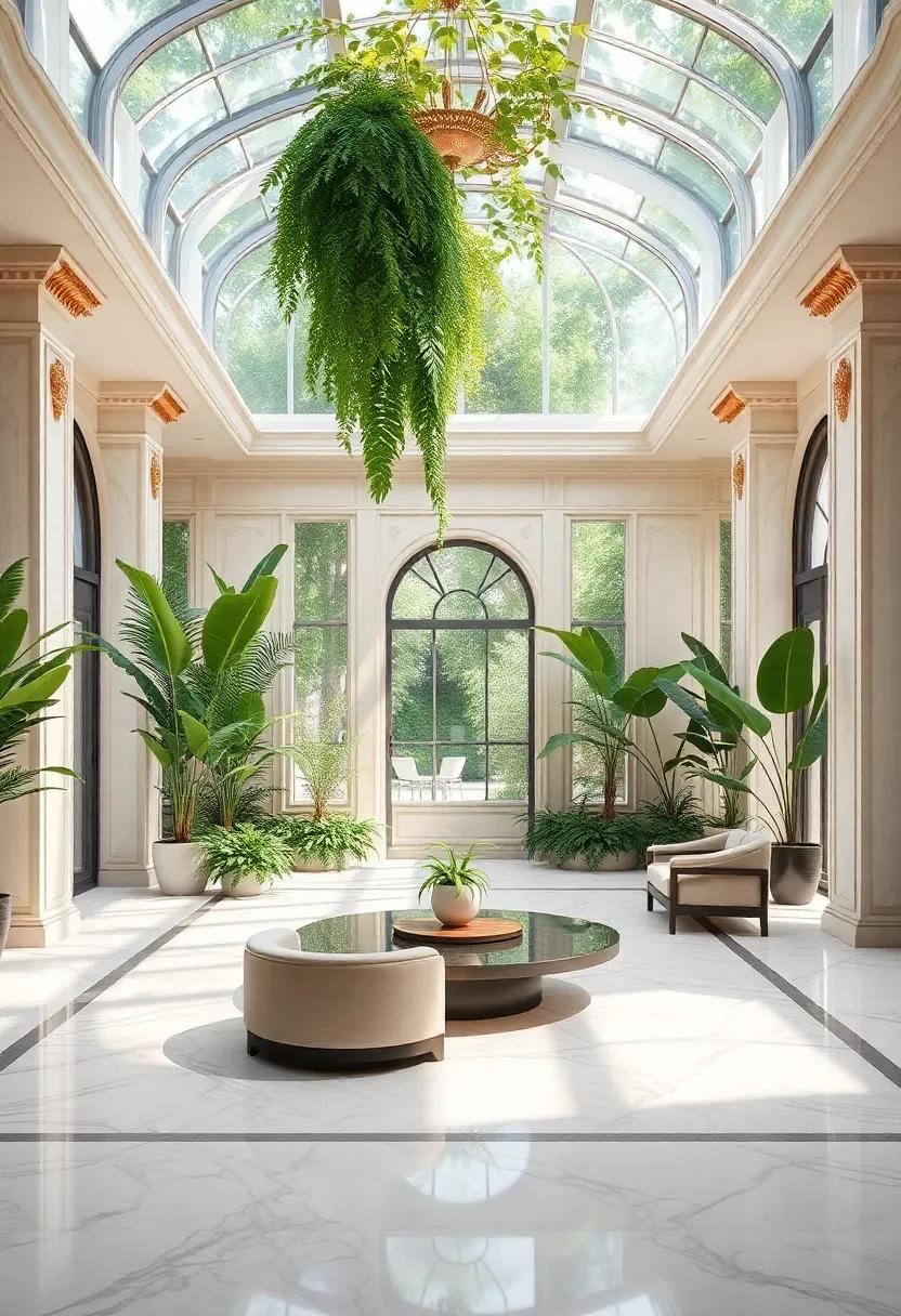 Embracing Nature with ⁤Lavishly Designed‍ Indoor Gardens and ‍Greenery