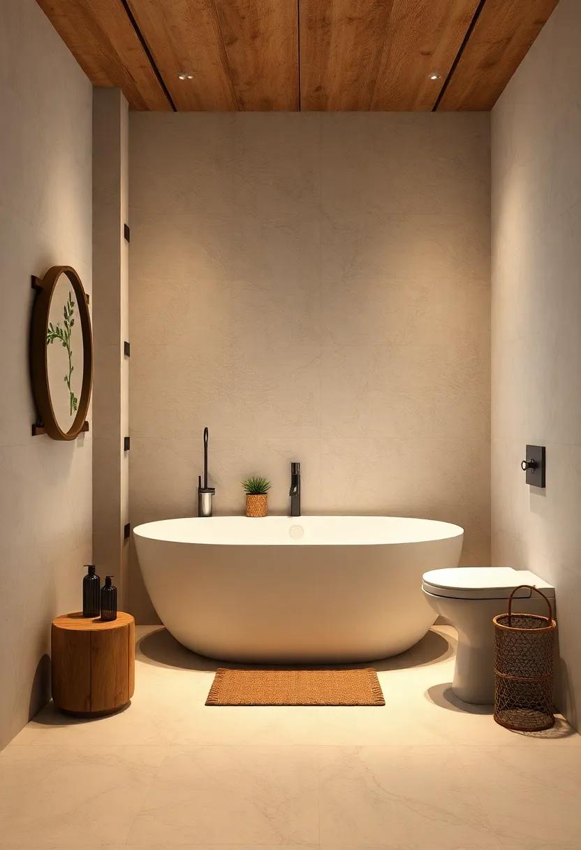 creative Lighting Ideas Emphasizing Nature’s Subtle Beauty in Your Bathroom