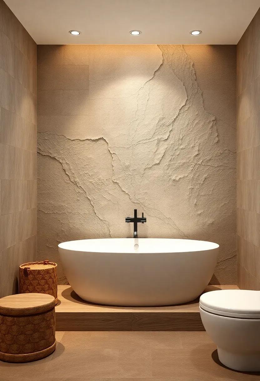 Textured Wall⁤ Treatments Evoking ⁢the Essence‍ of Natural Landscapes