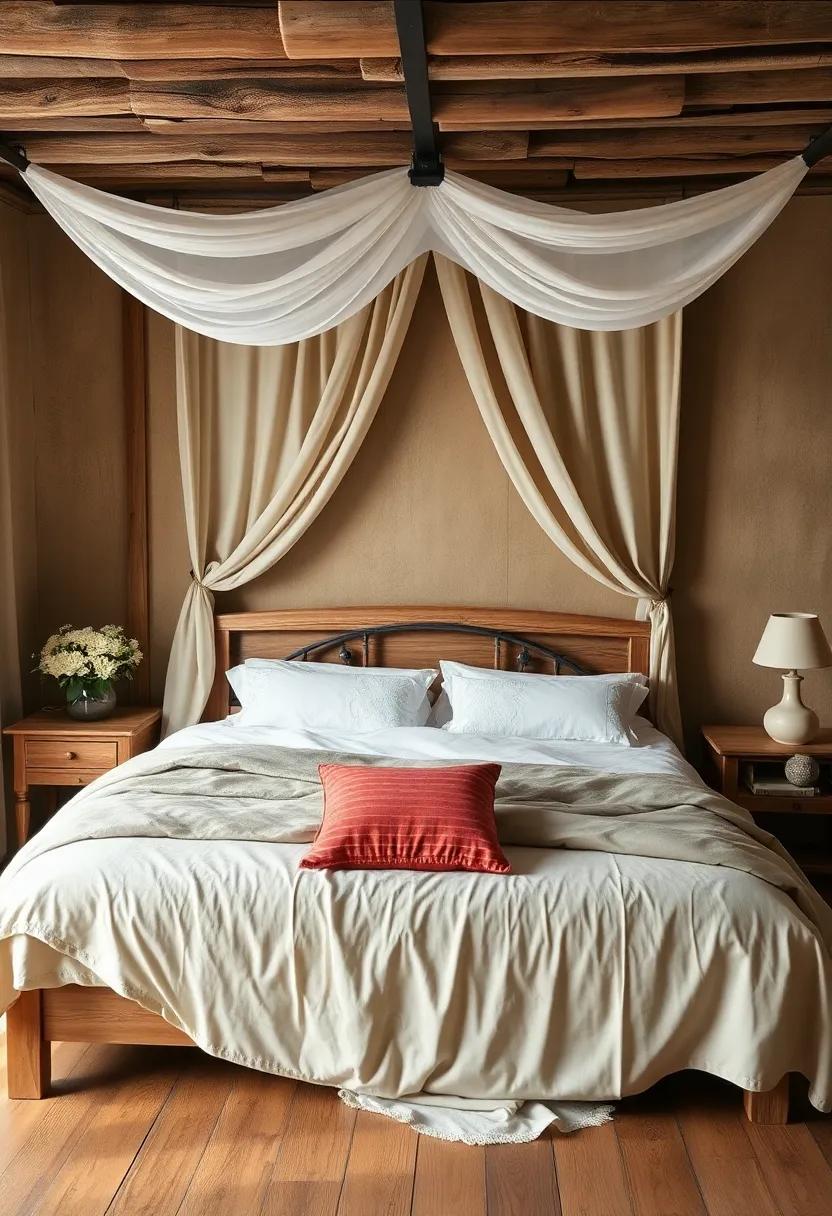 Dreamy Canopies: Elevating Your Bed with Romantic Fabric Drapes
