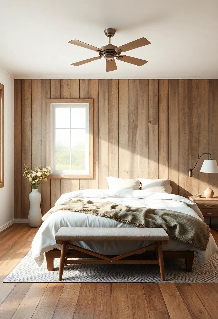 Textured Walls:⁣ Exploring the⁢ Appeal of Wood Paneling and Wallpaper