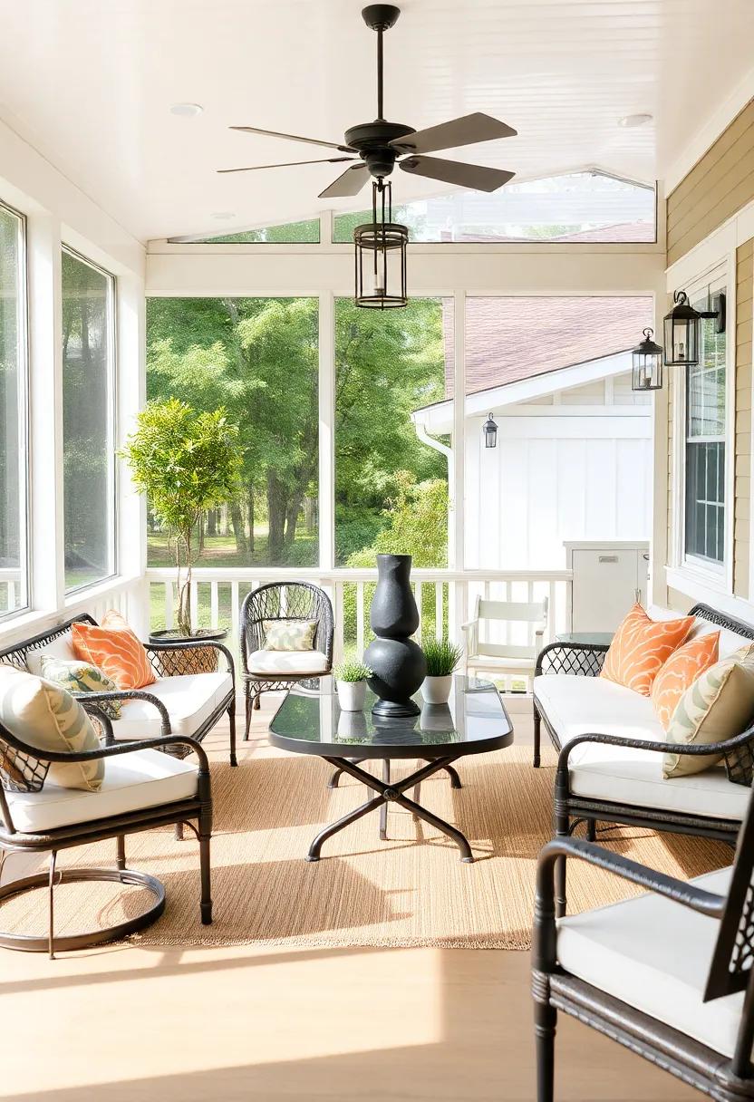 Create a Focal Point: Arrange your⁤ furniture around a striking centerpiece, like​ a beautiful⁣ table or a sculpture