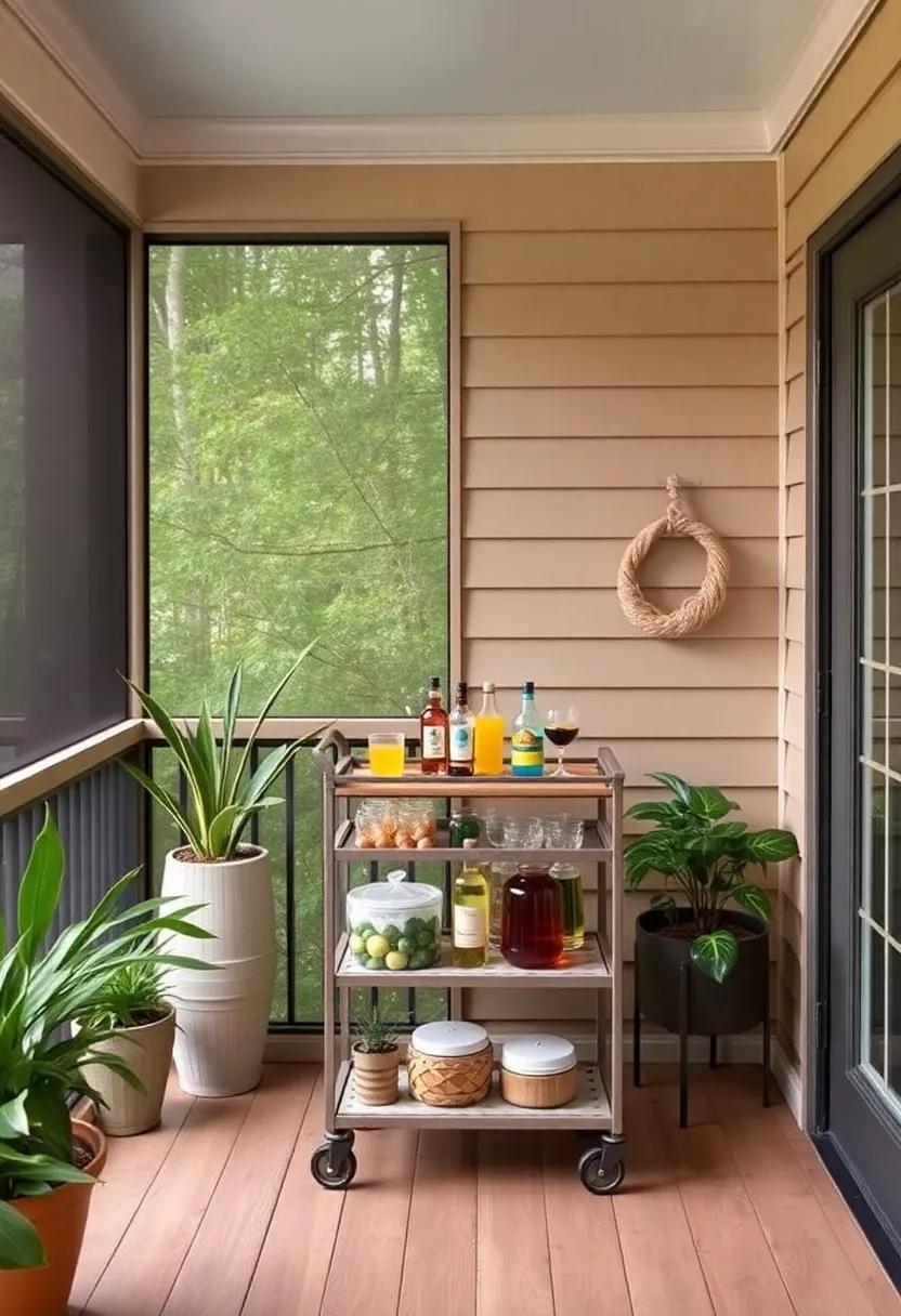 Install ‌a Mini‌ Bar: Create a ⁢charming drink station​ with a small cart ⁤or table stocked with your favorite beverages and glassware