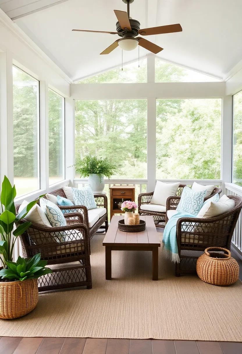 Layer Soft⁣ Textiles: Add a collection of plush ⁢throw pillows and soft blankets to make seating areas more comfortable