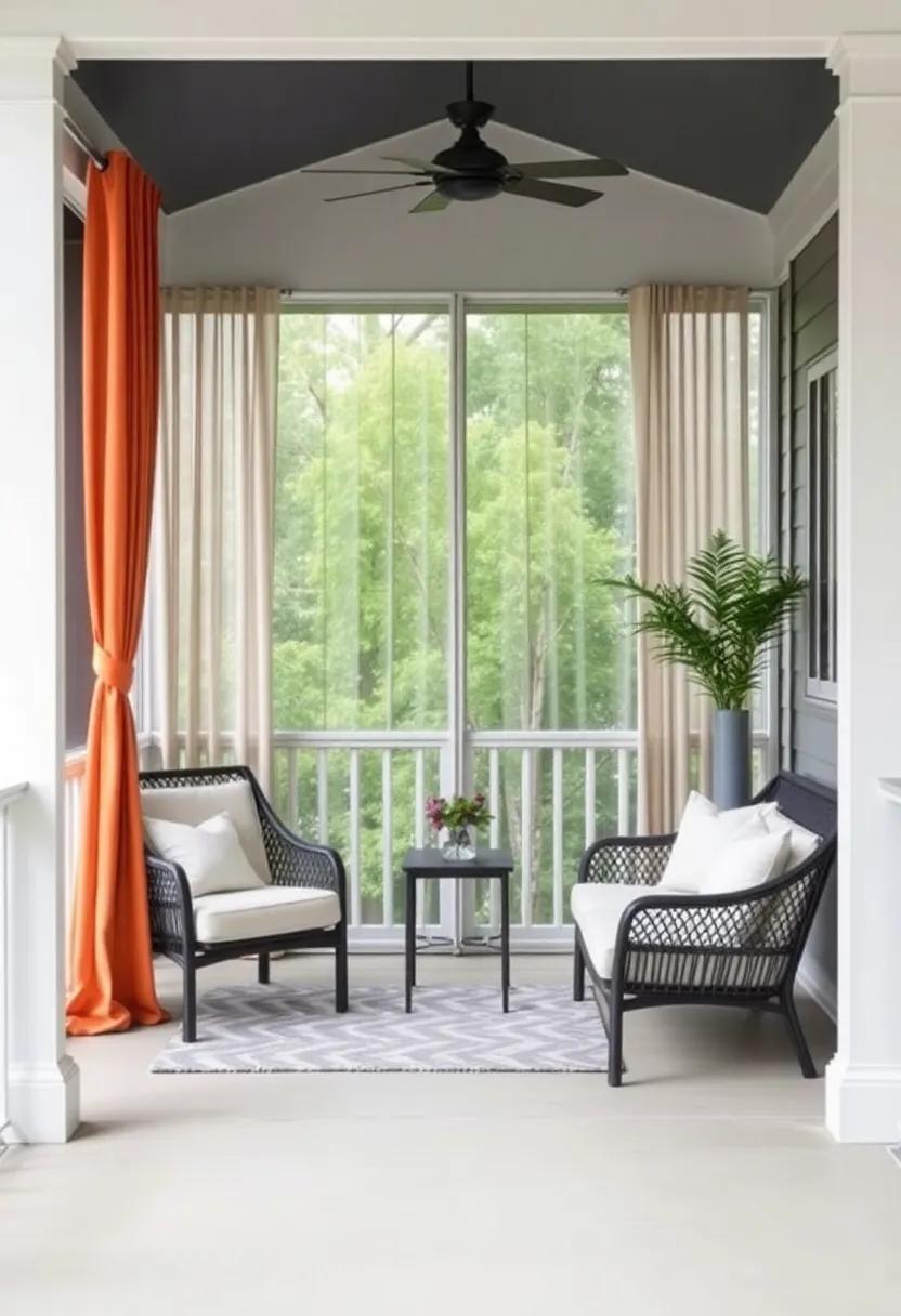 Cohesive​ Design Elements: How to​ Match Curtains with Porch Furniture