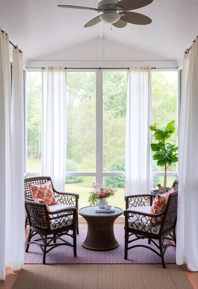 The Perfect Blend of Indoor Comfort and Outdoor⁣ Freshness in Screened Porches