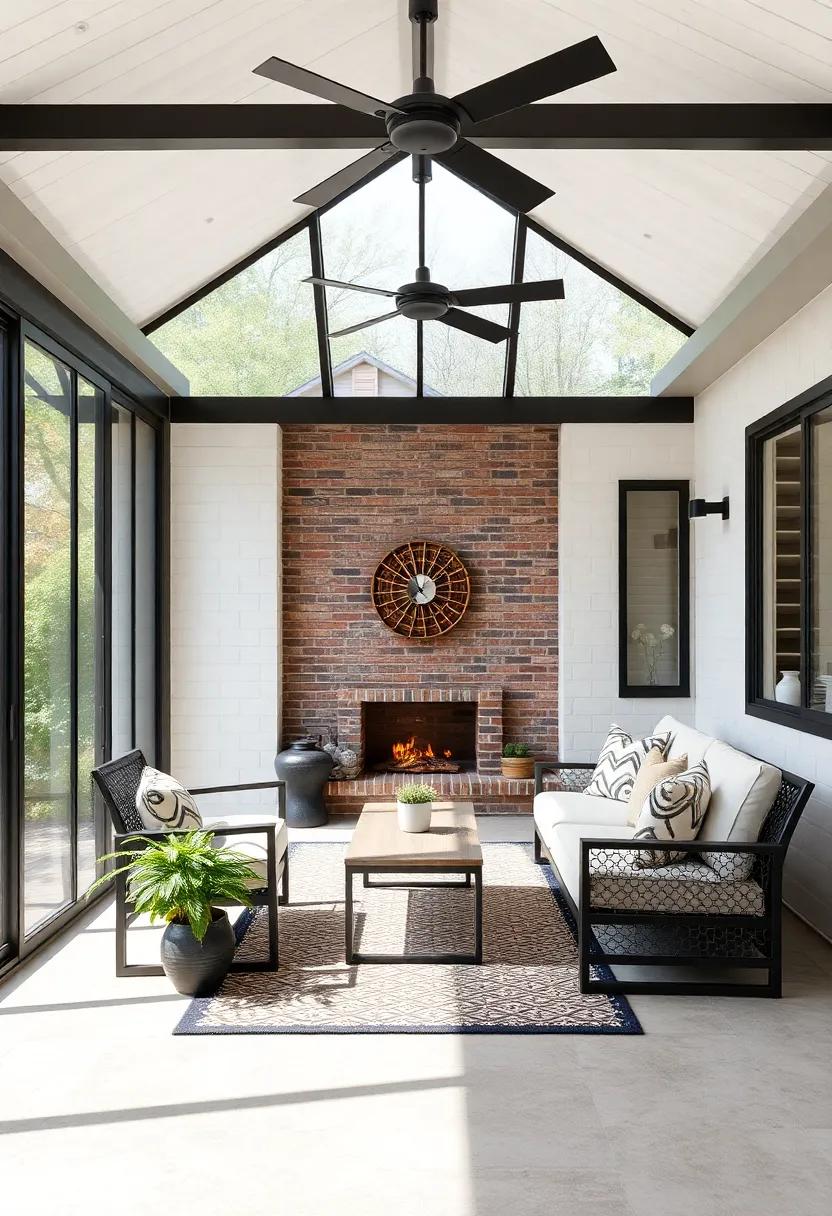 A Modern Take ⁢on⁢ Classic ‌Industrial Elements ⁣for Screened porches