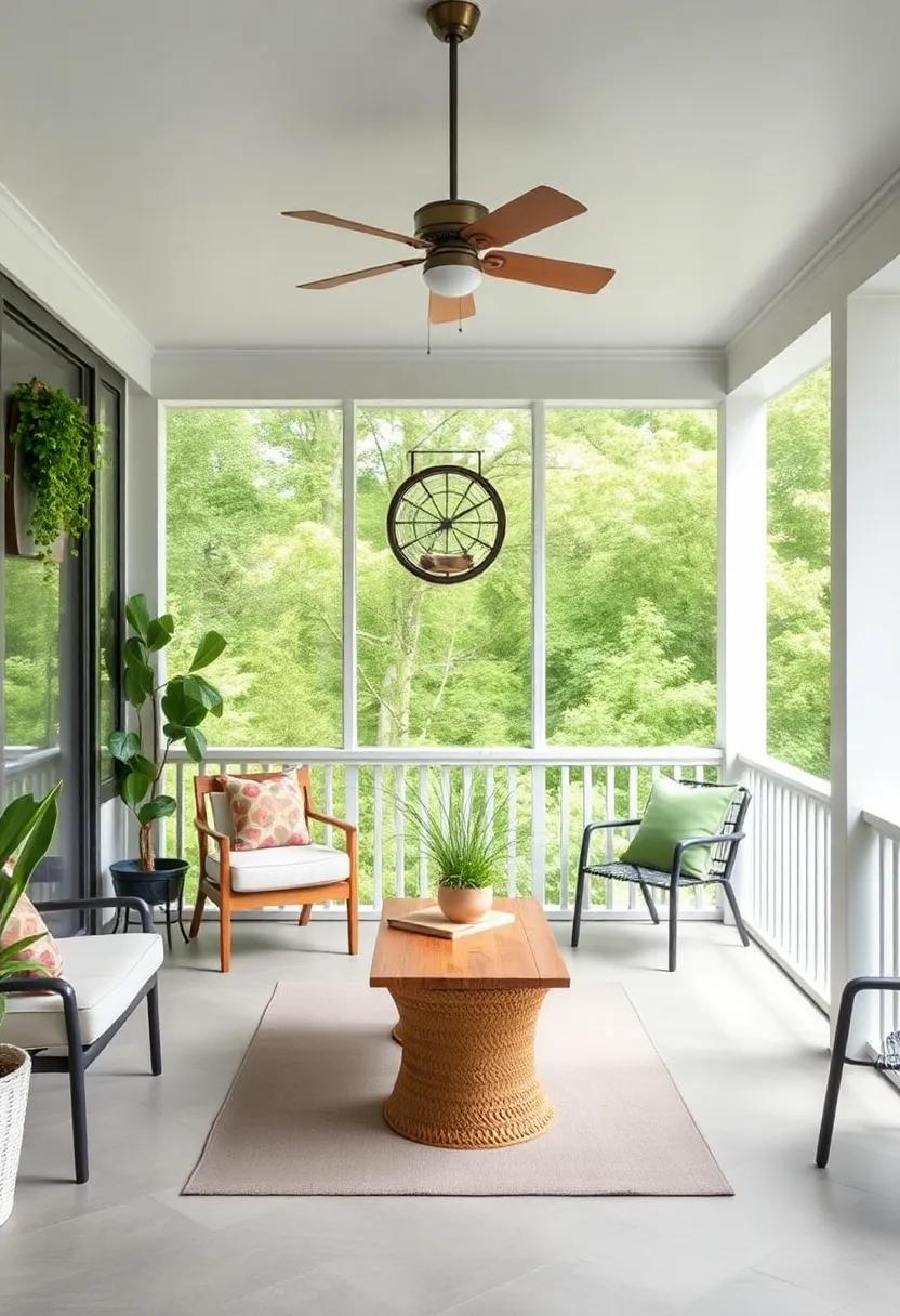 Creative ⁣Wall Art Ideas to Personalize Your Screened Porch Space