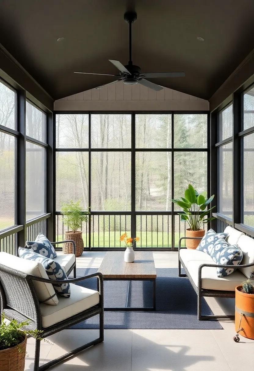 Choosing ⁢the‍ Right⁢ Furniture for Style ​and Comfort in‌ Your Screened Porch
