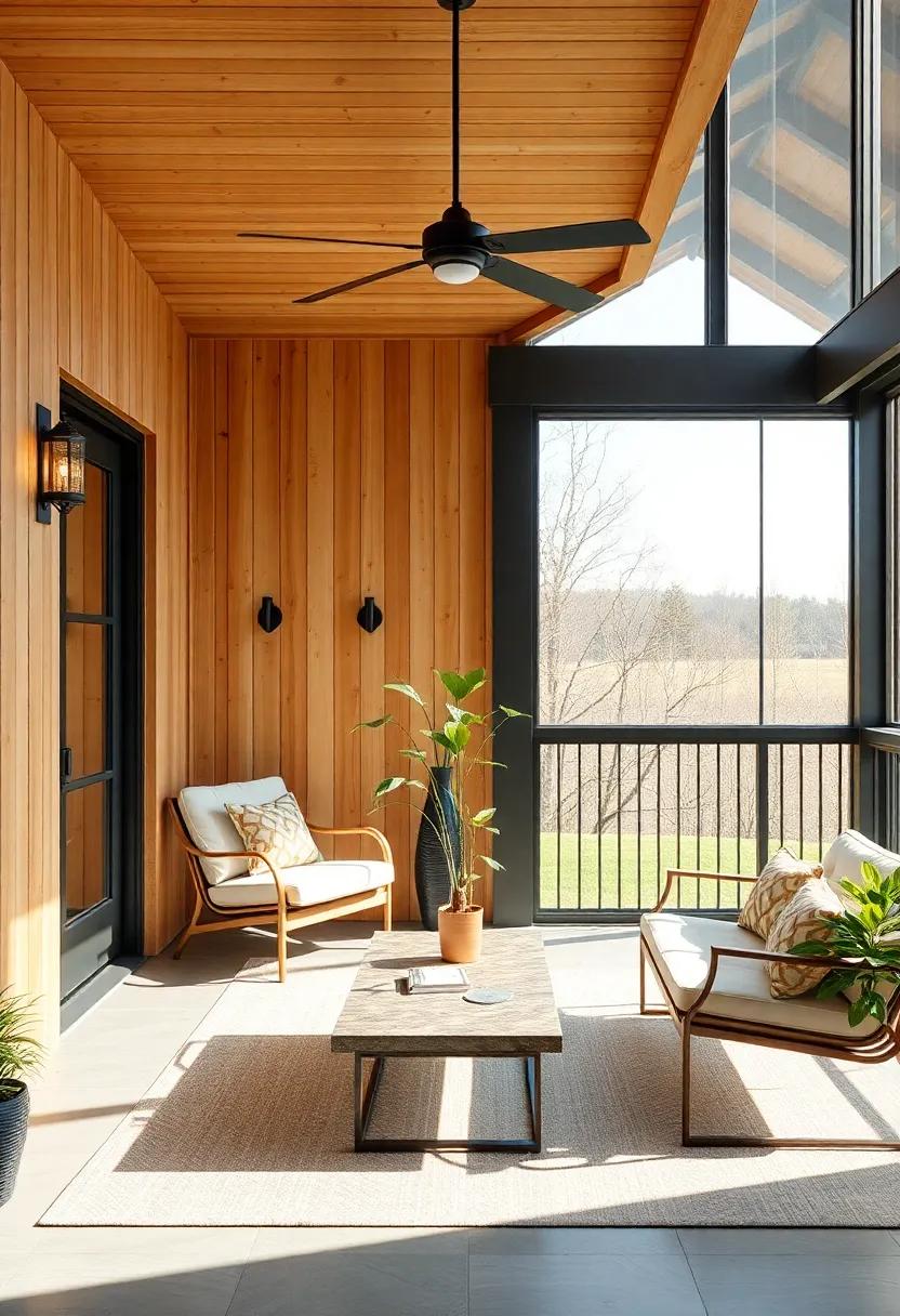 Blending Indoor​ Comfort with outdoor ⁢Serenity in Your Screened Porch