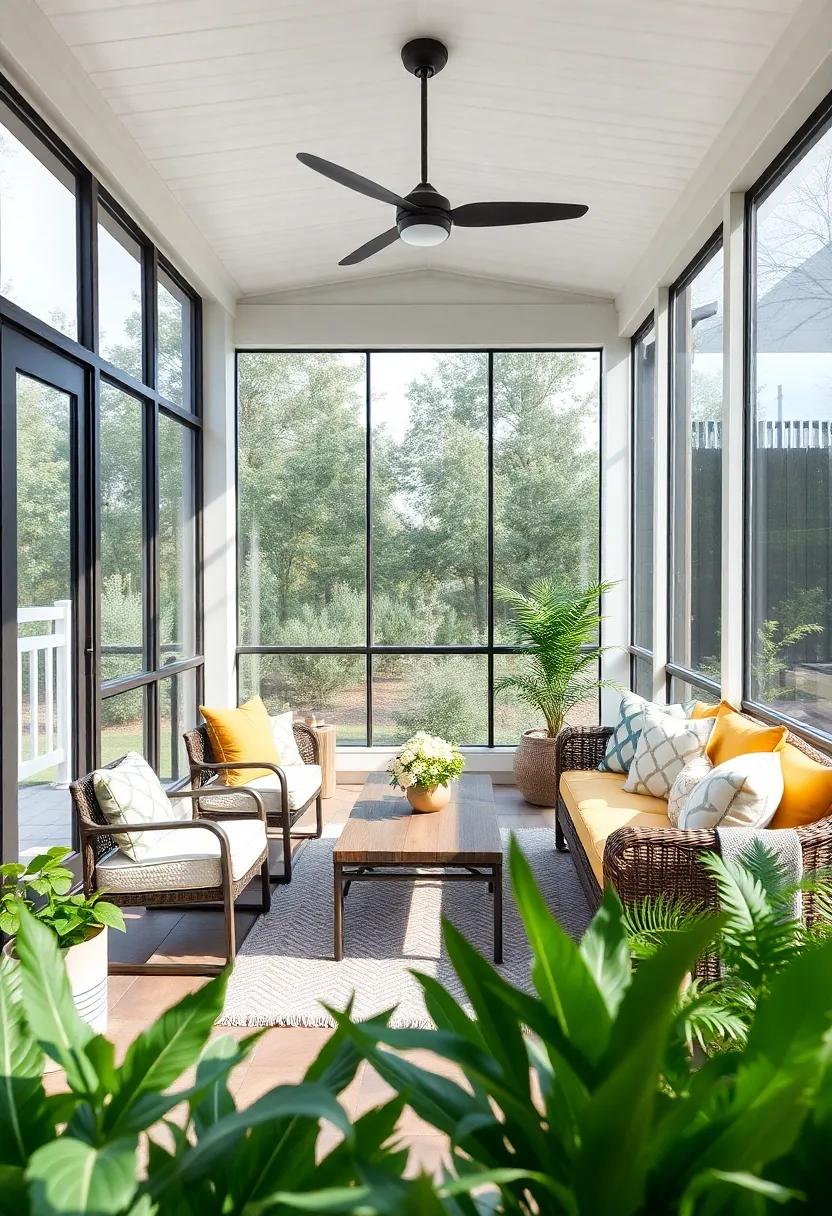 Cozy⁣ Textiles and Soft Furnishings to Enhance Your Screened Porch Comfort