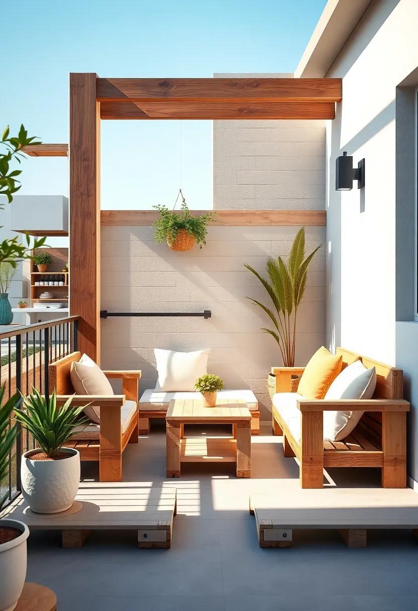 Pallet ⁢Benches With Cushions For Comfortable ⁢Lounging