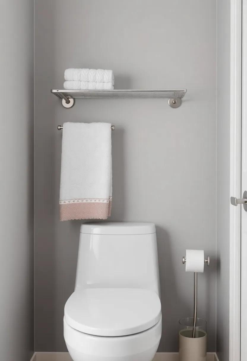 Utilizing Space Above the ⁢Toilet with Creative Towel Storage Solutions