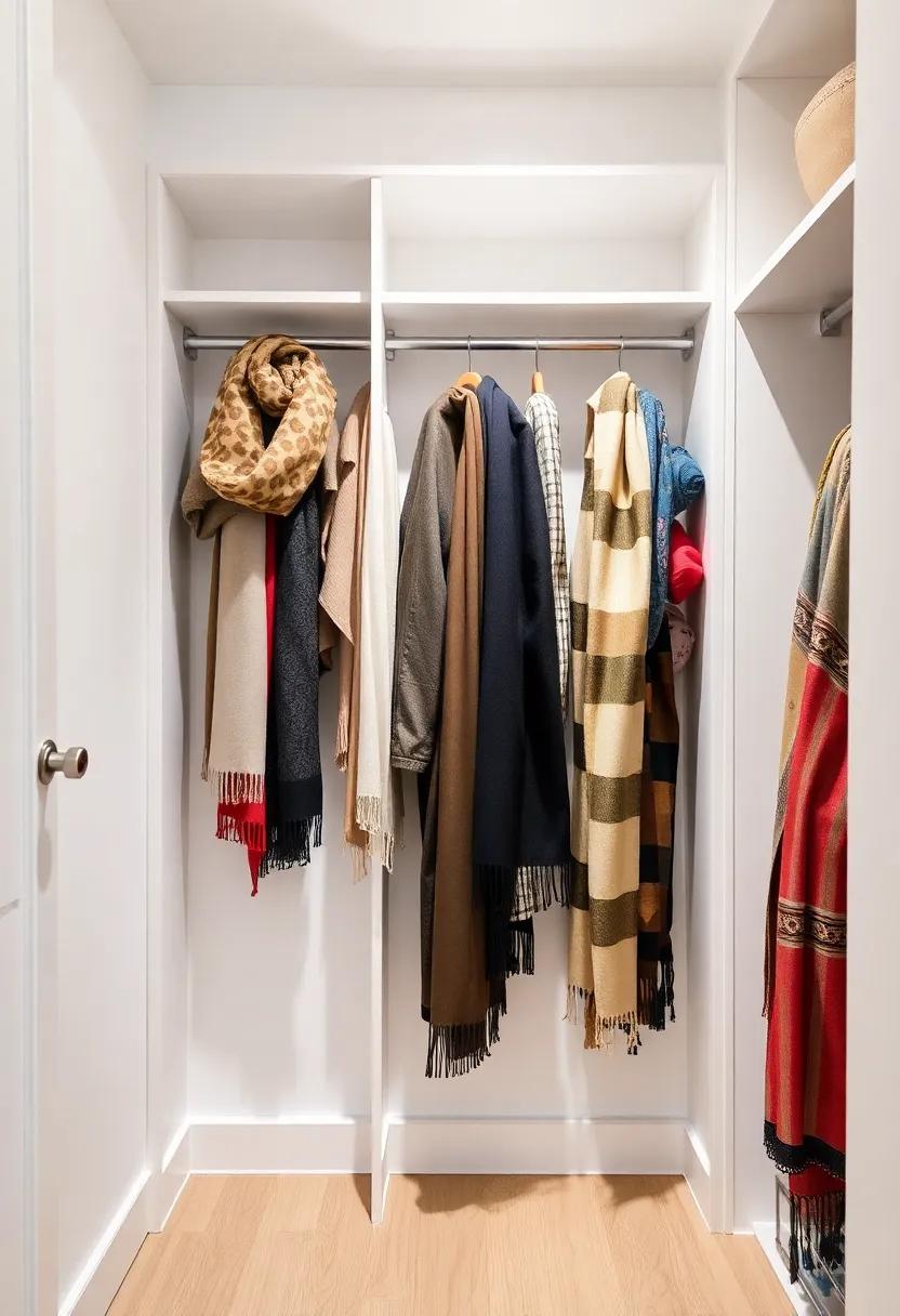Maximize Vertical Space To Showcase Your Stylish Scarf Collection