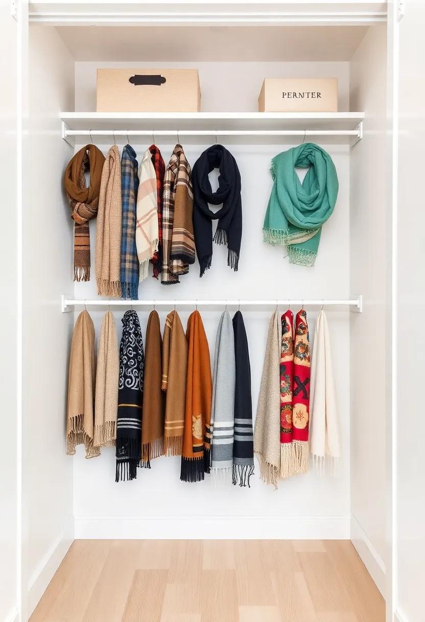 Beautifully Organized Scarves: The Art⁢ of displaying Fabrics