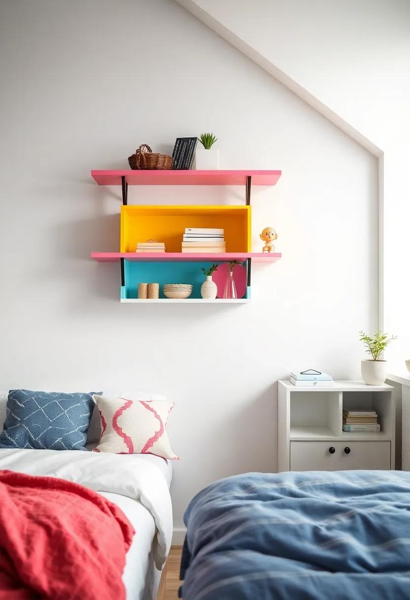 Colorful Shelving Ideas That Add Joy and Personality to Bedrooms