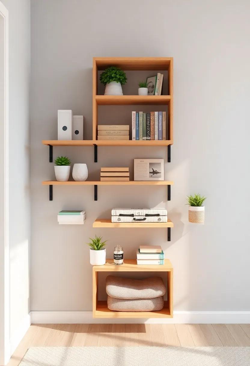 Creative Organization: Exploring Multi-Purpose Wall Shelves