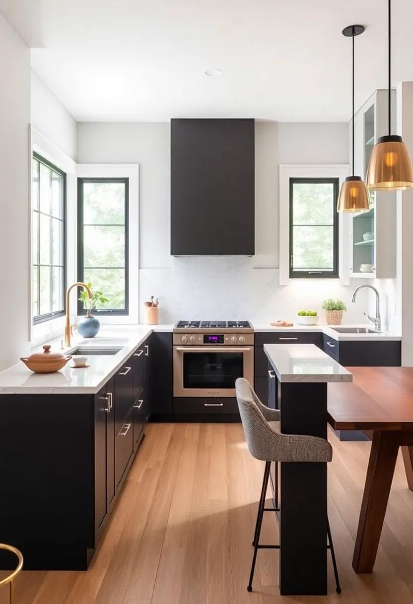 Seamless Integration​ of Breakfast ‍Bars in ⁤Open‌ Kitchen Designs