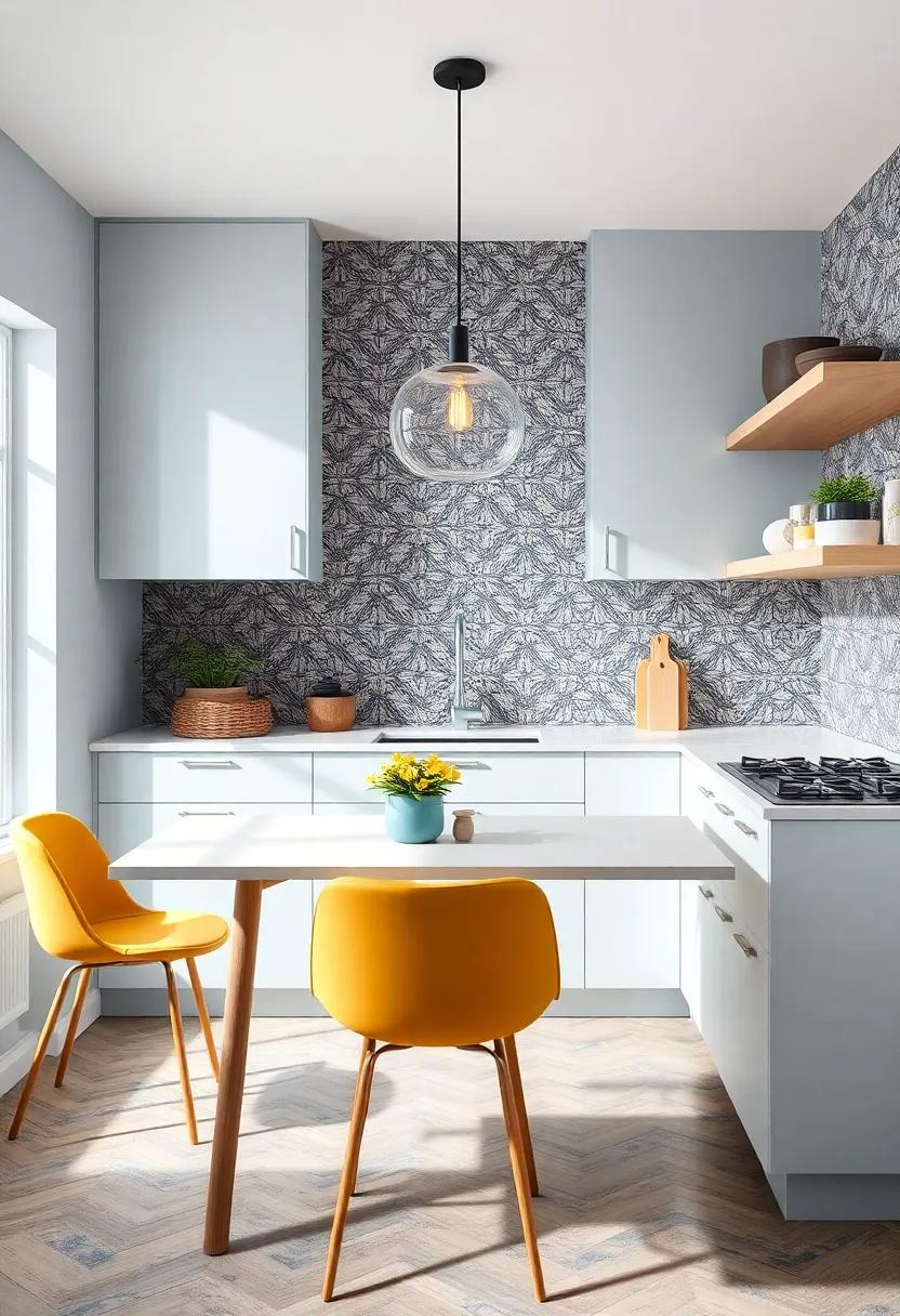 Bold Patterns and Fabrics ‍That Create Dynamic Small Kitchen Experiences