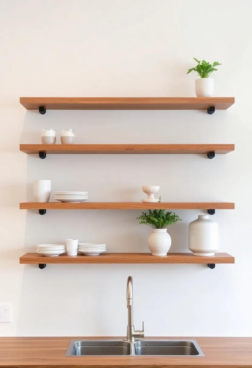 Combining ‌Floating Shelves with Hanging Storage‌ Solutions