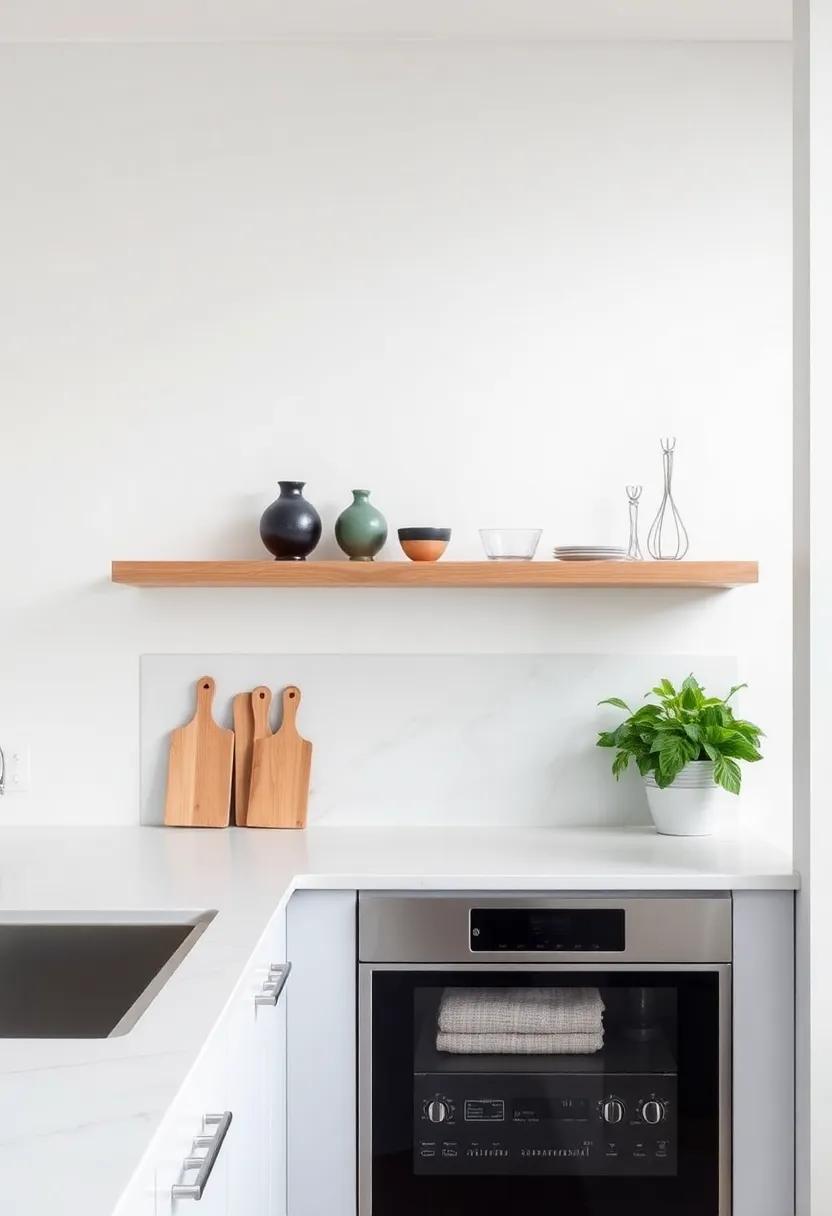 Designing Floating Shelves⁣ to Complement Kitchen Backsplashes